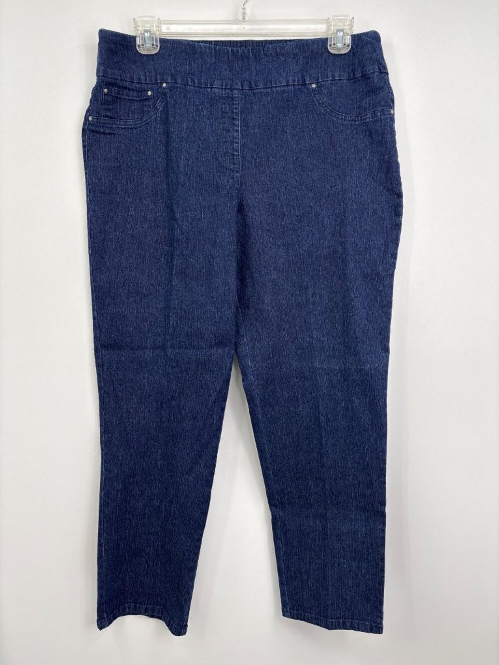 Ruby Rd Stretch Pull On Jean Straight Leg Size 16 NEW
